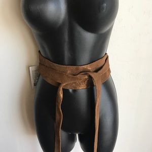 Anthropologie Accessories - Anthropologie Bronze ADA Wrap 7 Ways Leather Belt Anthropologie Accessories - Anthropologie Bronze ADA Wrap 7 Ways Leather Belt